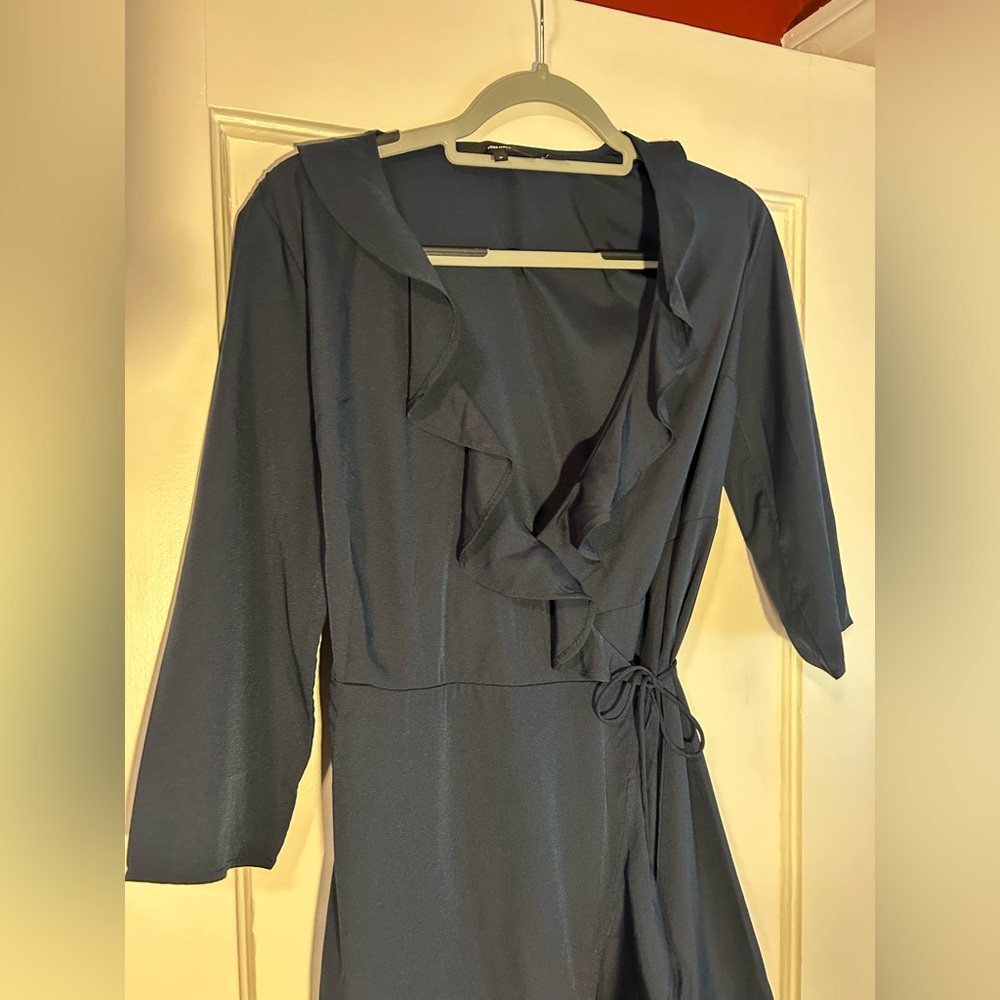 NWOT Midnight Blue Wrap Dress by Vero Moda